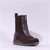 Wonders Simon Front Zip Stretch Boot - Brown Suede